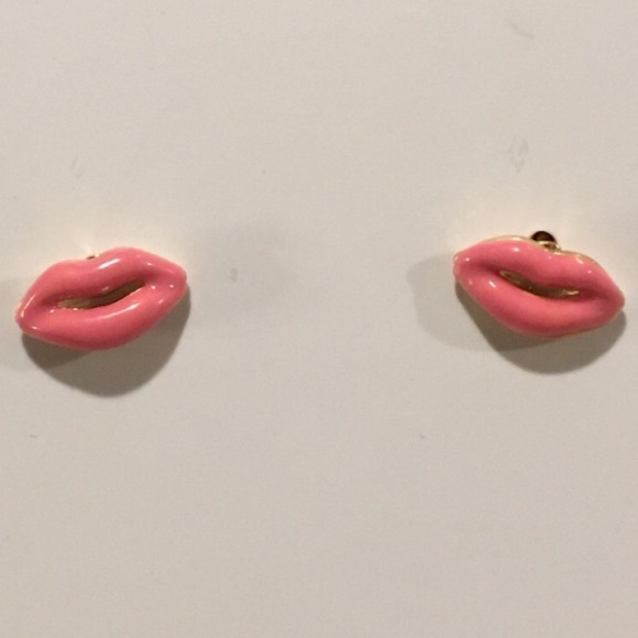 Pretty NWT Kate Spade lip earrings! - Picture 2 of 6